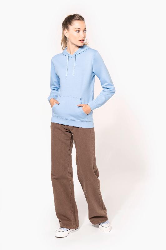 Sweat-shirt à capuche femme - Kariban - Réf : K473 - 80% coton, 20% polyester - Look sportswear et casual_2