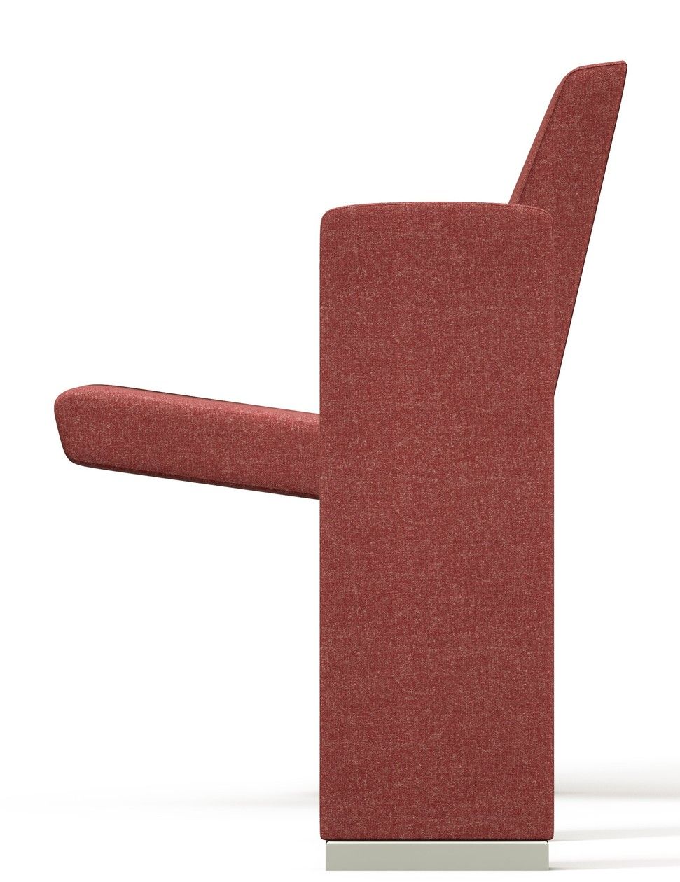 Fauteuil Ventinove - confortable pour salle de conférence avec assise rabattable et grande tablette écritoire A4 anti-panique_2