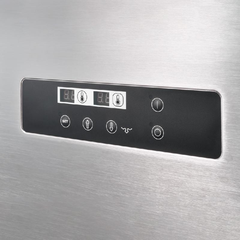 Lave-vaisselle à capot digital avec casier 50 x 50 et pompe de rinçage intégrée | Stalgast - 803036_2