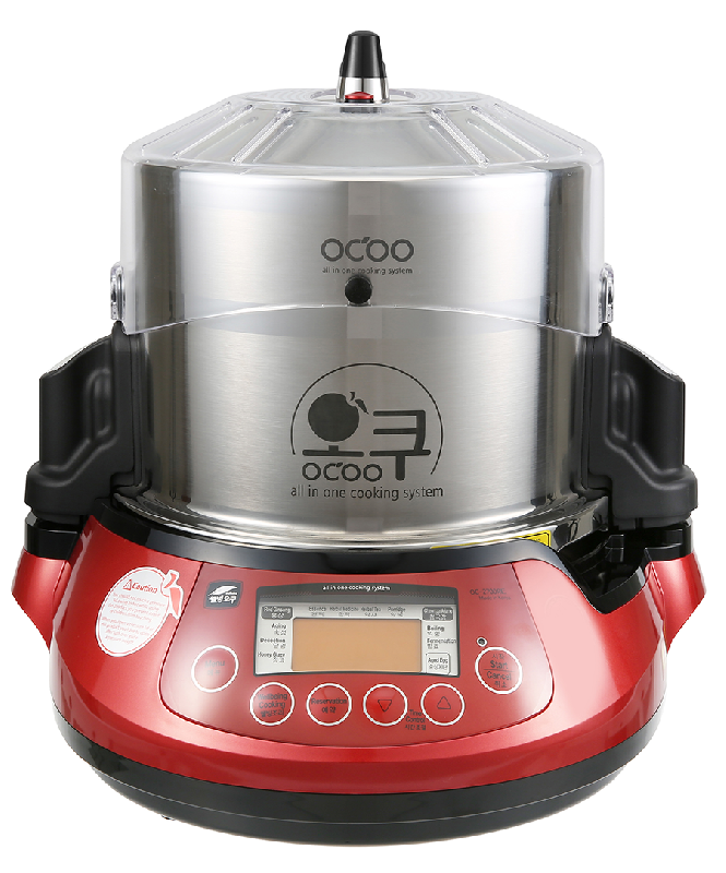 Ocoo - Machine de cuisson double pression automatique - Rouge_2