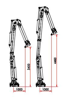 R 110 S3L grue auxiliaire - Bob Spa - capacité de levage 110 kNm - extensions télescopiques hydrauliques_2