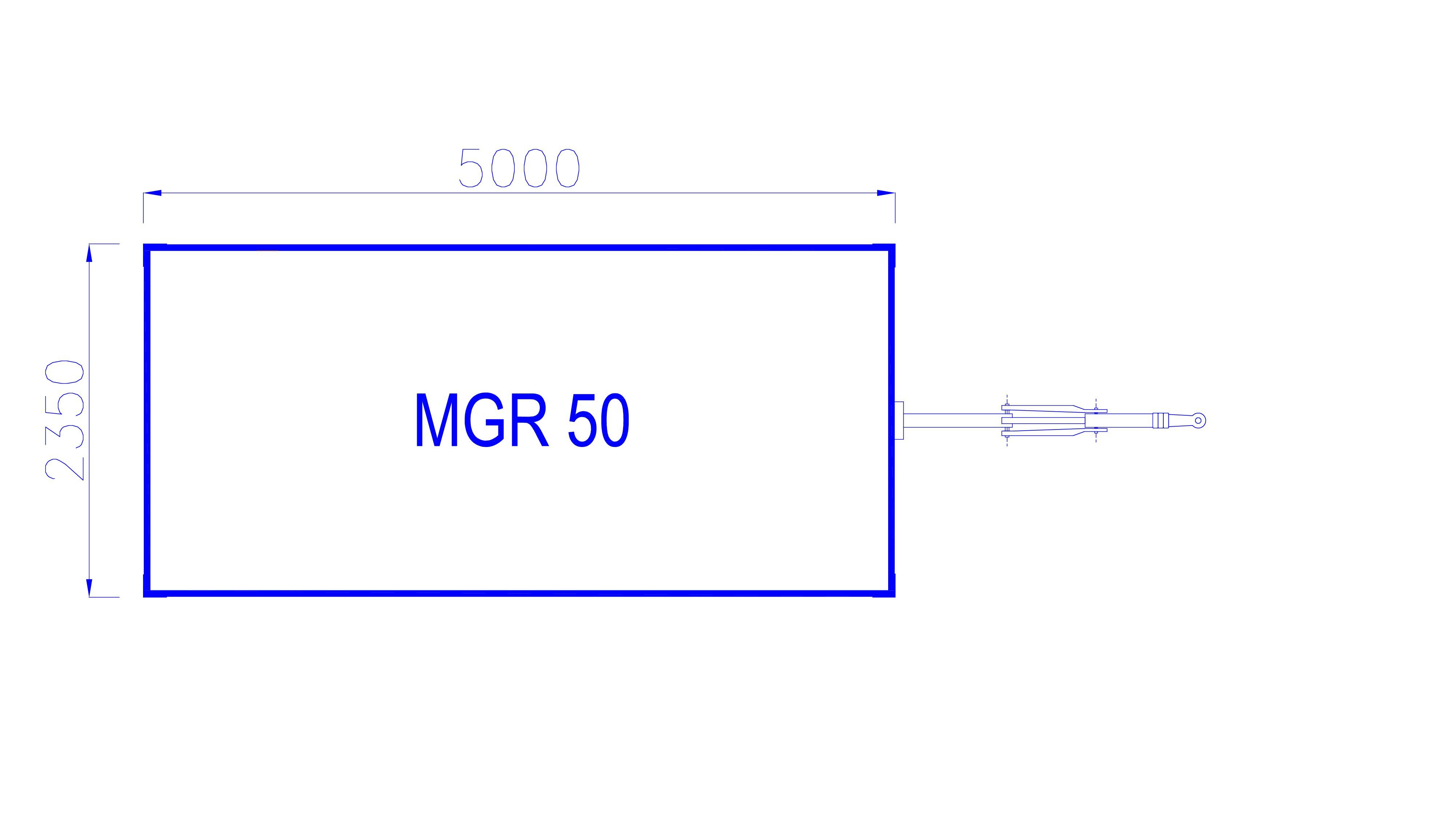 Roulotte de chantier mgr 50 / base-vie / 5 x 2.35 x 3.02 m_3