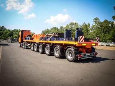 Cargomax - Remorque plateau pour poids lourd Faymonville - 3 à 8 essieux - suspension hydraulique ou pneumatique_2