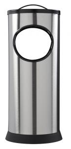Cendrier bac à sable corbeille - inox brossé - 0.25L/17.5L - Kipso_2