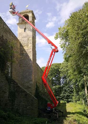 Nacelle araignée semi-automotrice tout terrain sur chenilles - Basket série SPIDER - Hauteur de travail jusqu'à 22m - Bi-énergie ou tout électrique_2