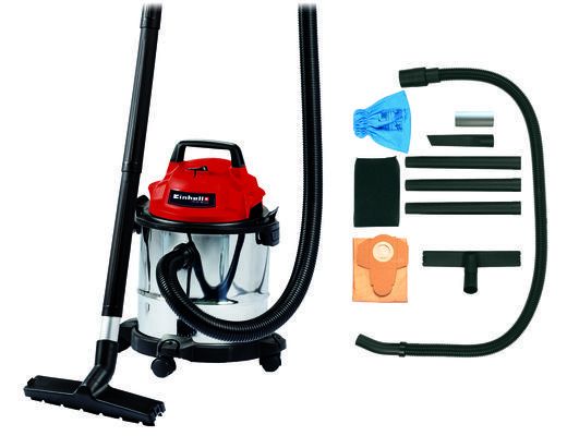 Aspirateur eau et poussière TC-VC 1812 S - Einhell - 12L - Cuve inox et moteur 1250W_2