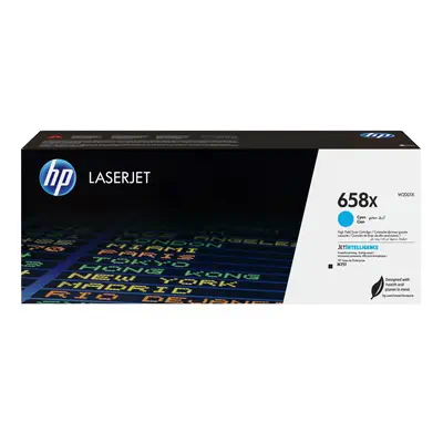 Toner cyan LaserJet HP 658X authentique grande capacité_2