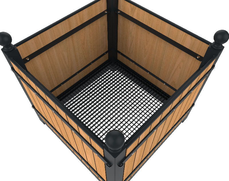 Jardinière Bac à Orangerie - Carrée EN HPL - Lali_2