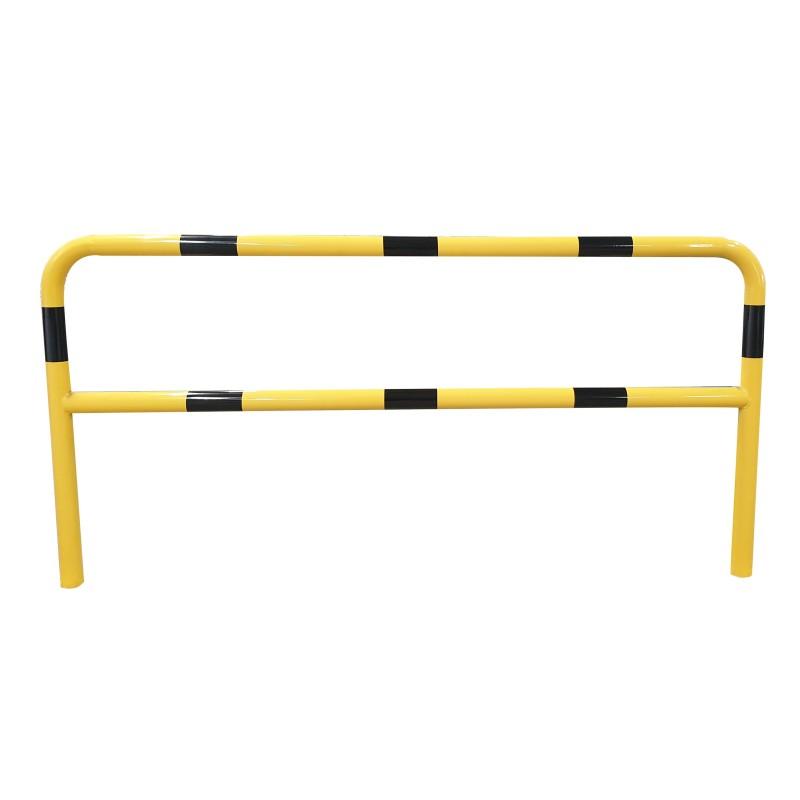 Barrière de sécurité à sceller acier galvanisé Noir/Jaune - 60 / 2000_2