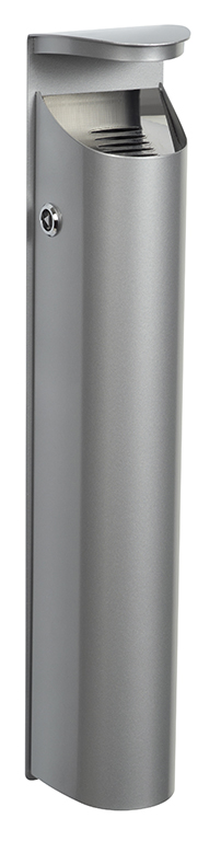 Cendrier mural KOA - 2.5L - acier anti-corrosion - serrure antivol - 1300 mégots_2