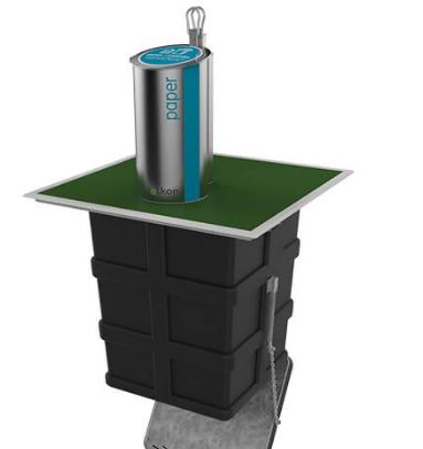 Conteneur de déchets enterrés  en plastique plus léger - EVOS_2