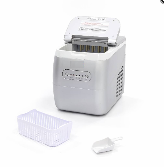 Machine à glaçon 15kg/24h - Réfrigérateur compact semi-professionnel avec 2.2L réservoir et 1kg de stockage_2