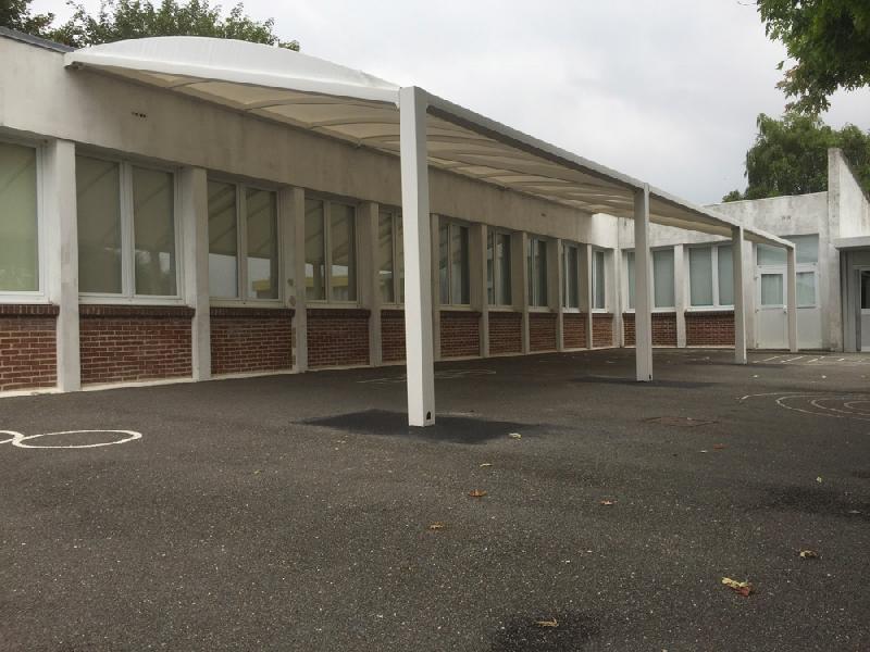 Préau cour d'école - Abri Norma - Allées protégées et ombrière parking 2 roues_2