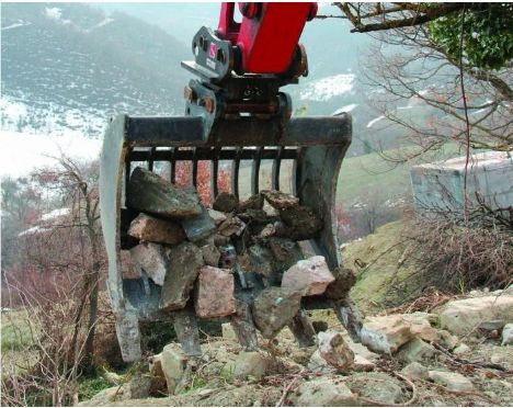 Godet squelette 600 mm pour minipelle 1.2 à 2.8 T - Uniter45 - MBI AR15 Fast Lock - Réf. U4518GSQ600EXAR15_2