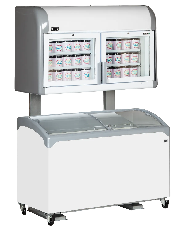 Congélateur armoire de supermarché MTF Mini blanc TEFCOLD_2