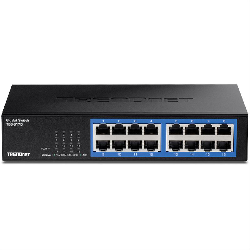 TRENDnet TEG-S17D Switch de bureau Gigabit à 16 ports_2