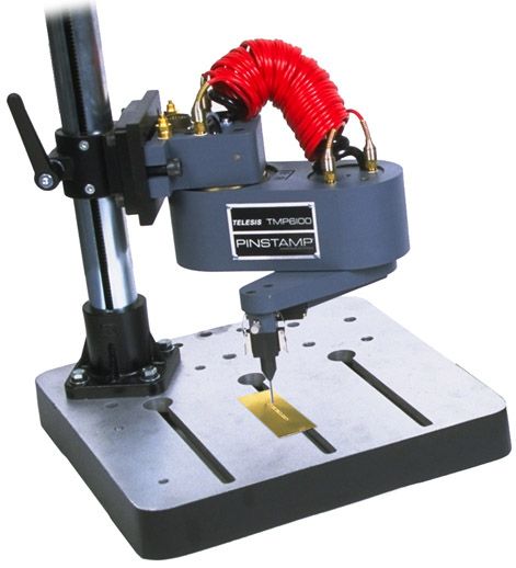 Machine de marquage par micropercussion monté sur colonne - marquage permanent haute qualité - appareils TMP1700, TMP3200, TMP6100_2