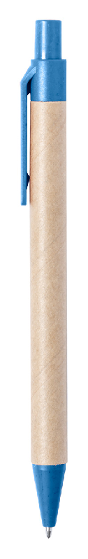 Stylo bille en papier recyclé - attributs en plastique écologique - encre bleue - 5g_2