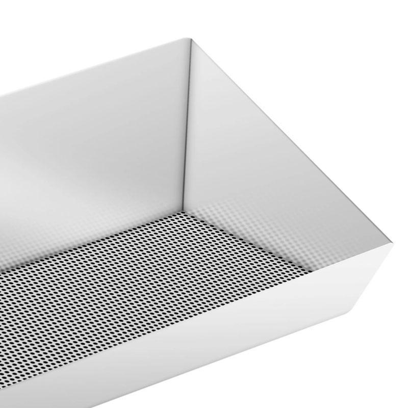 Bac à frites en acier inoxydable - 800 x 300 mm_2