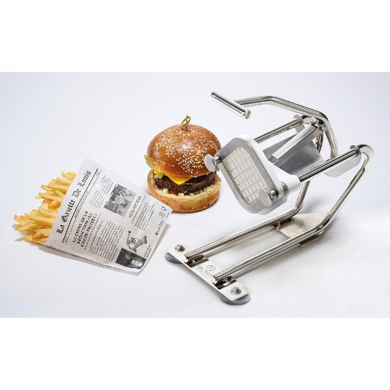 Coupe-frites médium Compact Pro avec grille couteau 10mm et poussoir Louis Tellier_2
