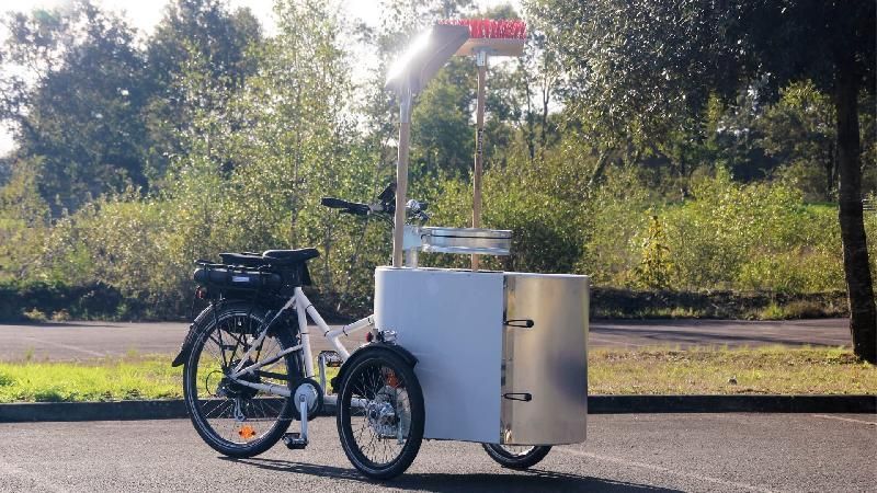 Triporteur électrique Nihola Cargo XL Propreté - 230L, 100kg, moteur Bafang 250W_2
