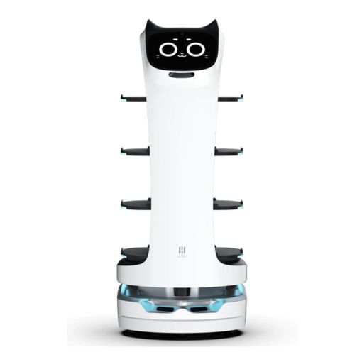 Robot Livraison Service À Table Restauration Pudu Robotics Bellabot Accueil Cart_2