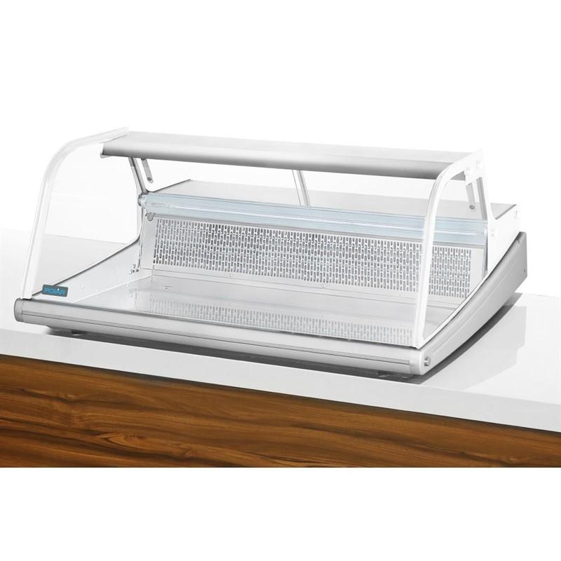 Vitrine réfrigérée de comptoir à poisson Série G 255L | Polar - GE961_2