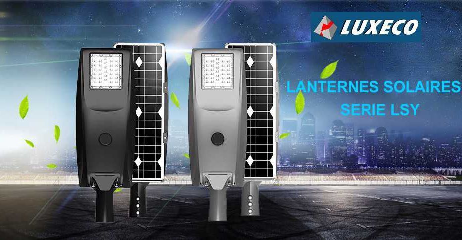 Lanterne solaire design tout en un, Option Hybide,  équipée d'un détecteur induction - 3000/4000/5000 Lm - LSY_2