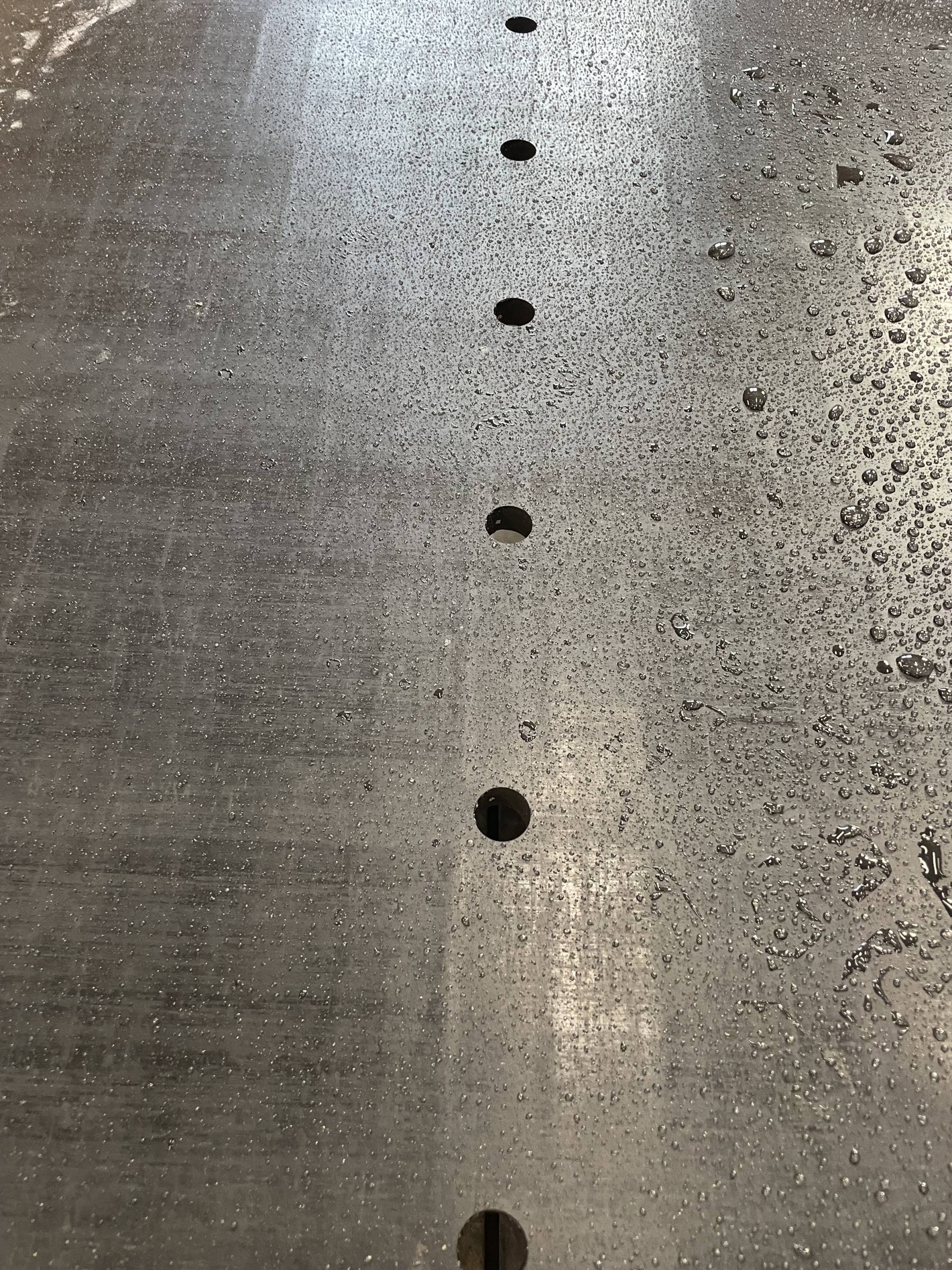 MTCP - Service de perçage d'une sangle élévatrice anti-chaleur par un découpe à jet d'eau_2