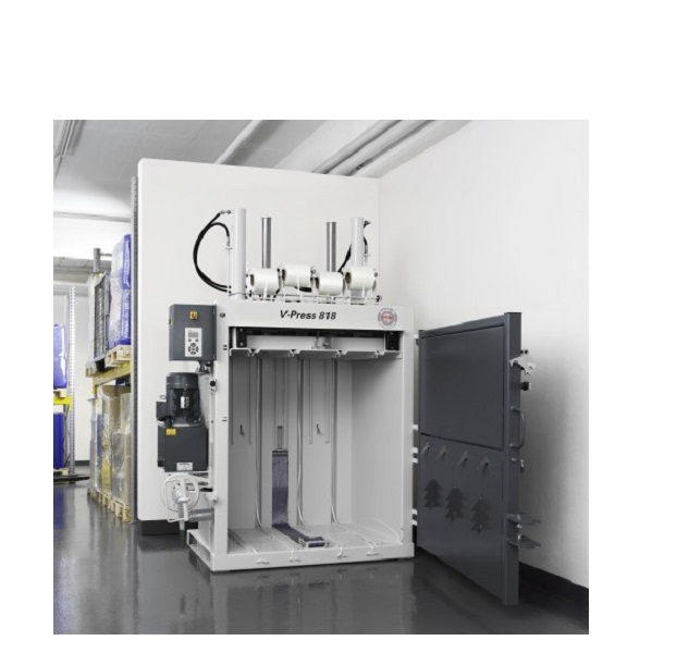 Presse à balles verticale V-Press 605 / 610 - réduction jusqu'à 95 % du volume de déchets_2