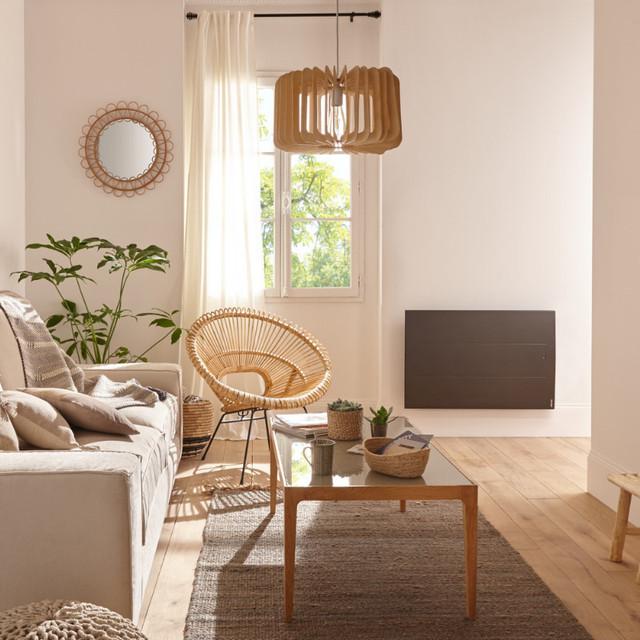 Radiateur connecté Oniris horizontal 1500W gris étoilé - Atlantic - 503913_2