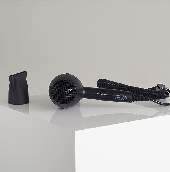 Sèche-cheveux noir Samba - moteur à courant alternatif 1800W - silencieux et durable_2