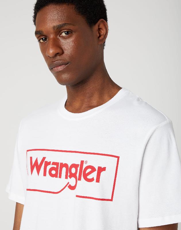 T-shirt logo Wrangler - Réf: W7H - 100% coton biologique - Coupe regular_2