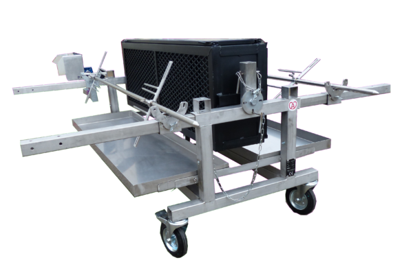 Tournebroche professionnel pour barbecues et cuissons rapides
