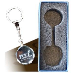 Porte-clés-cristal personnalisé - formes élégantes et coffret protecteur_2