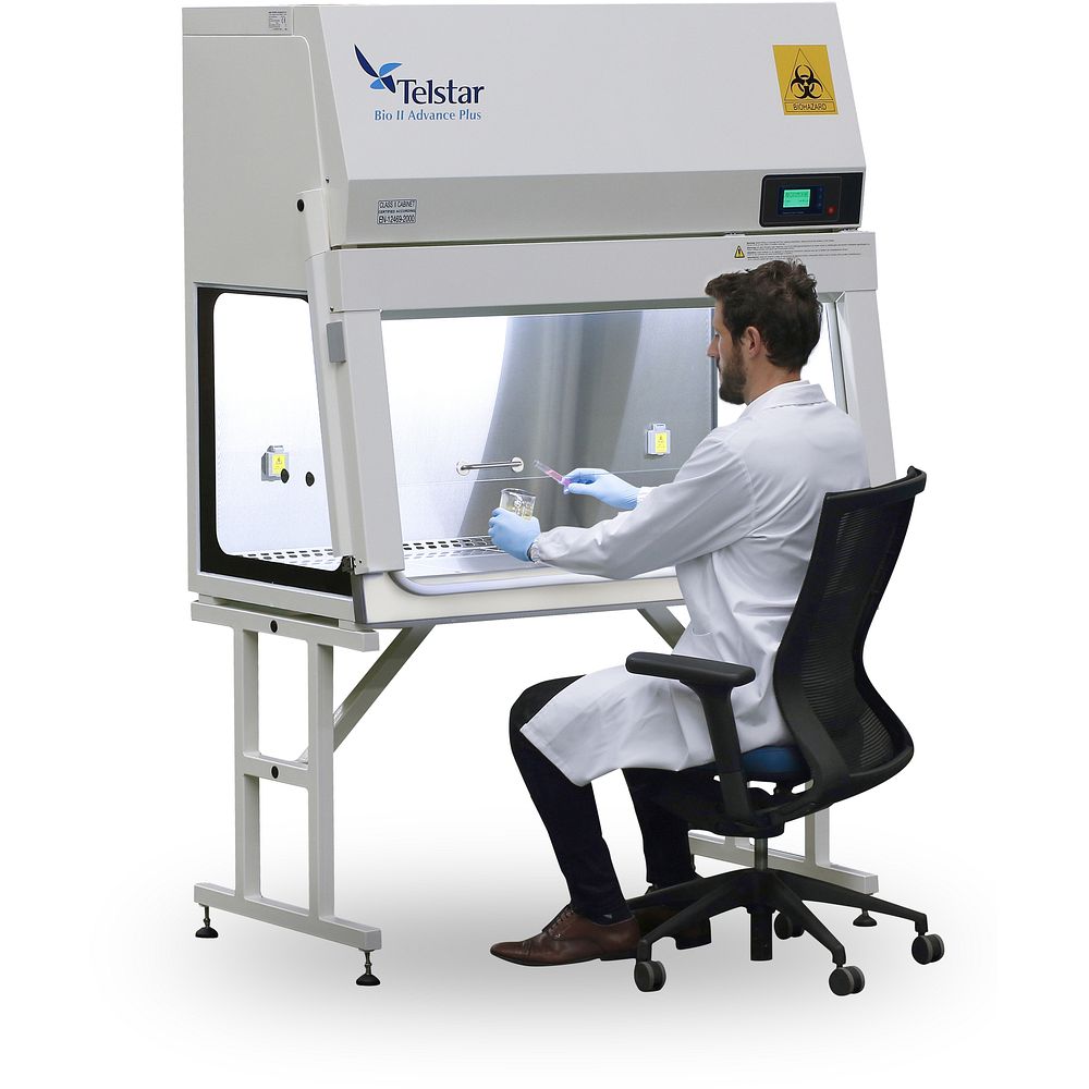 Poste de sécurité microbiologique type II - classe 100 pour manipulations de micro-organismes, agents pathogènes classe I, II ou III - Certifié EN 12469:2000_2
