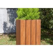 623 - Bacs à fleurs SIT - fer et bois - 47 x 47 x 110 cm - 39 kg_2