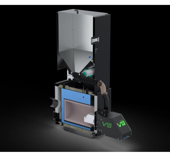 Mini BIO Luxury 12kW - Chaudière à granulés compacte avec réservoir intégré et automatisation complète_2