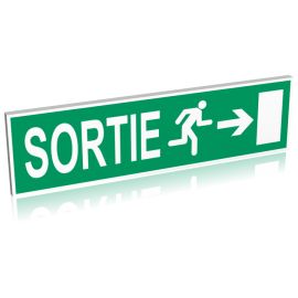 Sec14 - panneau directionnel en aluminium composite - La Girafe - Dimensions 700mm x 200mm, 500mm x 150mm ou 300mm x 100mm_2