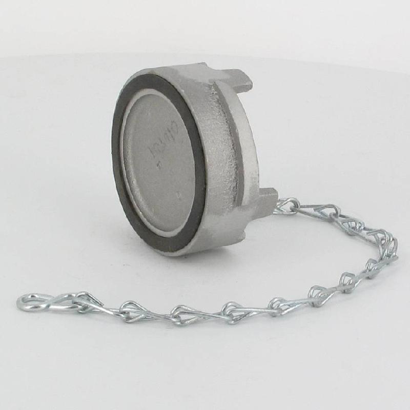 Bouchon sans verrou + chainette Ø 50 mm - Alu_2