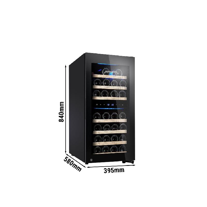 Cave à vin professionnelle multizones - 33 bouteilles | GGM - WKM100S-2N_2
