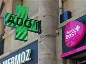 Titanium 900 - enseigne pharmacie double face - 900 x 900 mm - cadre ultra fin - 50 animations 3D_2