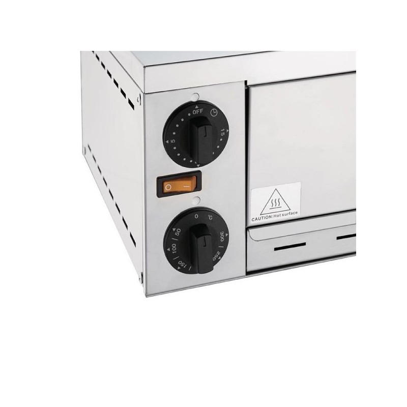 Four à pizza compact - CR912-E - Acier inoxydable, pizzas jusqu'à 30,5 cm_2