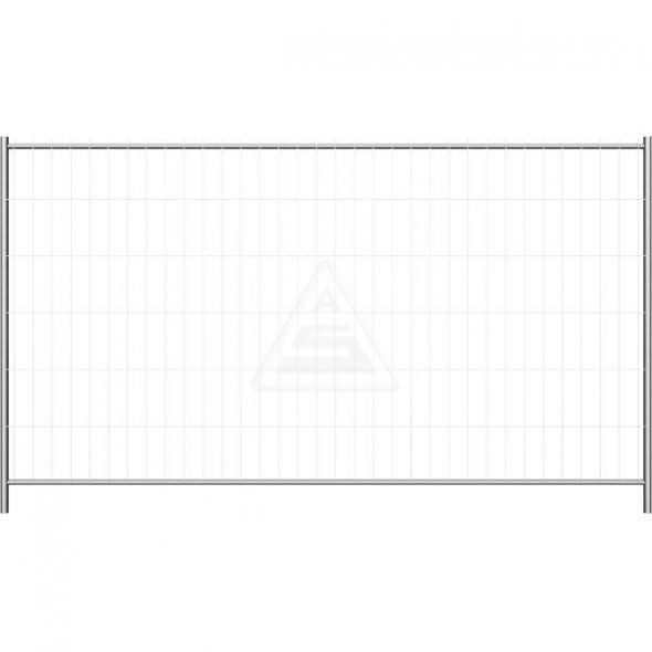 Light - grille de chantier 3,5m x 2,0m - clôture mobile pré-galvanisée - Schake_2
