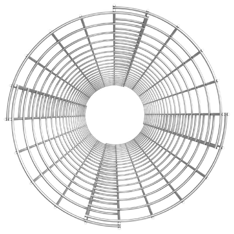 Vidaxl poteau à gabion circulaire acier galvanisé ø30x200 cm 152014_2