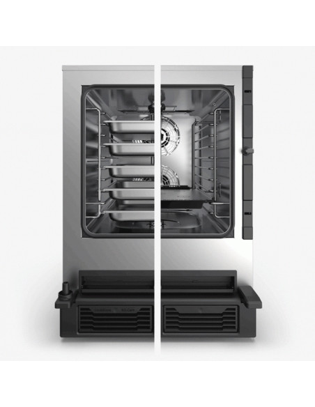 Four combiné SPEED-X UNOX avec micro-ondes - XEPA-0523-EXRN - cuisson accélérée et lavage automatique_2