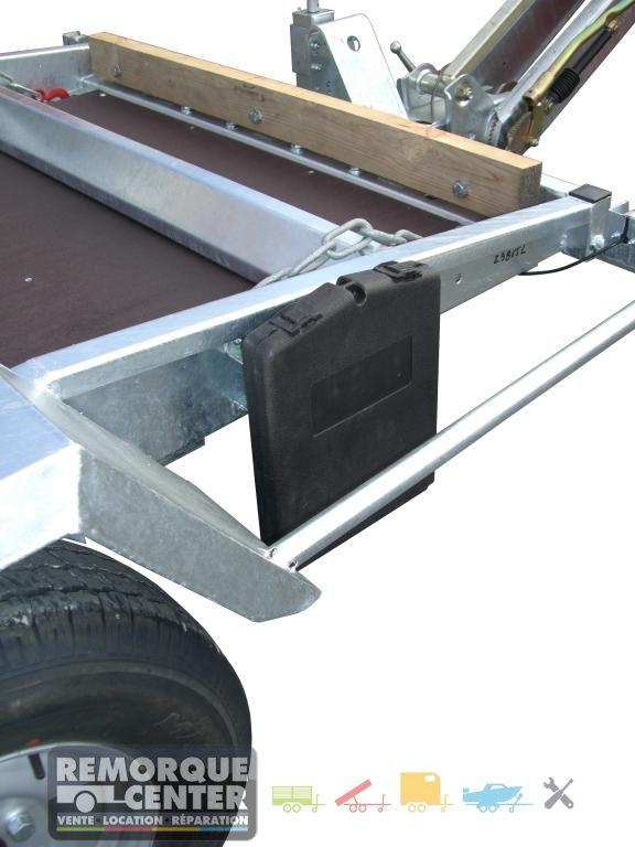 Porte Engin Lider - Timon fixe - PTAC : 2500 KG - 300 x 145 cm - Feux Leds - Référence 40860_2