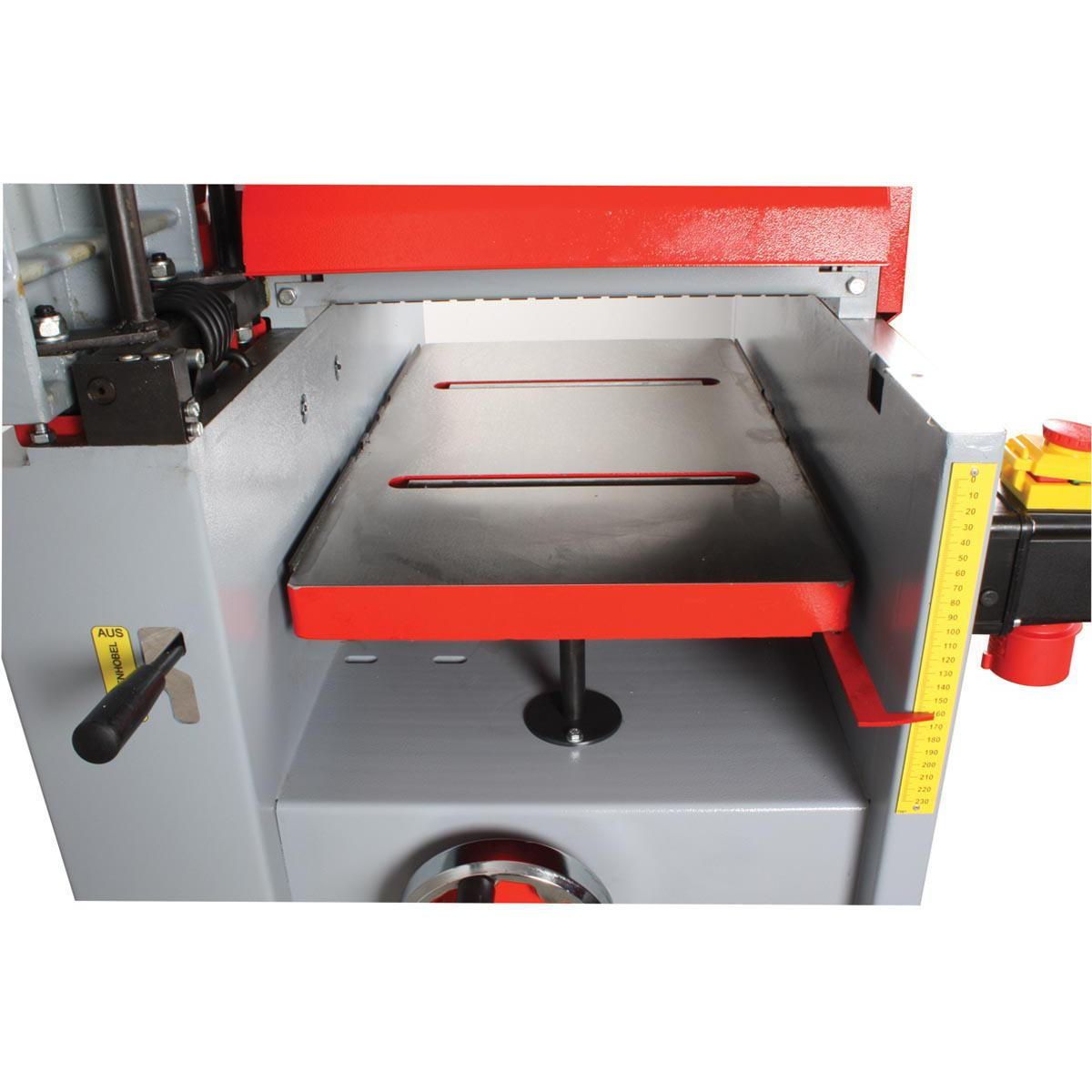 Raboteuse-dégauchisseuse professionnelle Holzmann - HOB410P - 400V - tables en fonte rectifiées - arbre 4 fers - guide inclinable_2