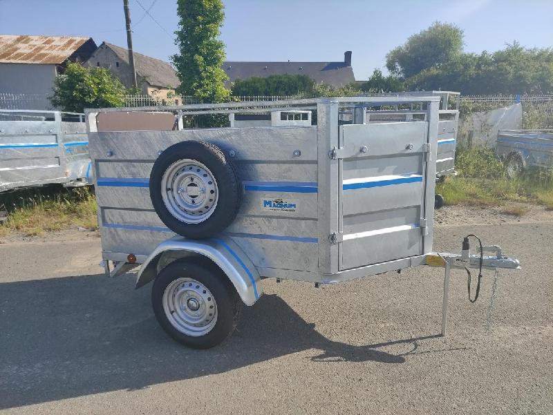 Remorque pour transport d'animaux - 2,05 X 1,05 X 0,99M - 500/750 KG - MAGNUM 500M2_2