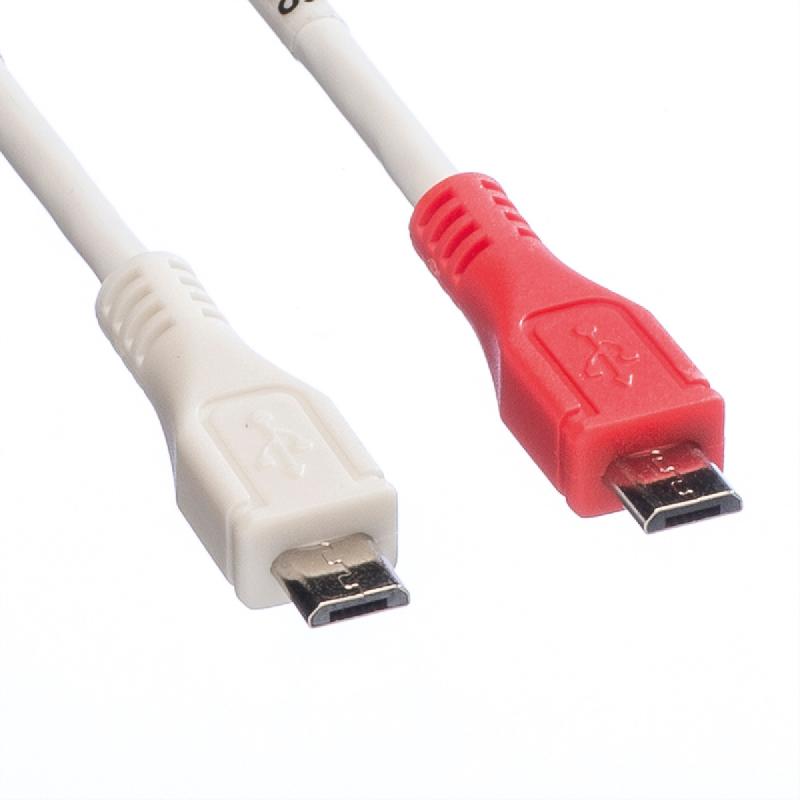 VALUE Câble chargeur USB 2.0, Micro B - Micro B, M/M, 0,3m_2